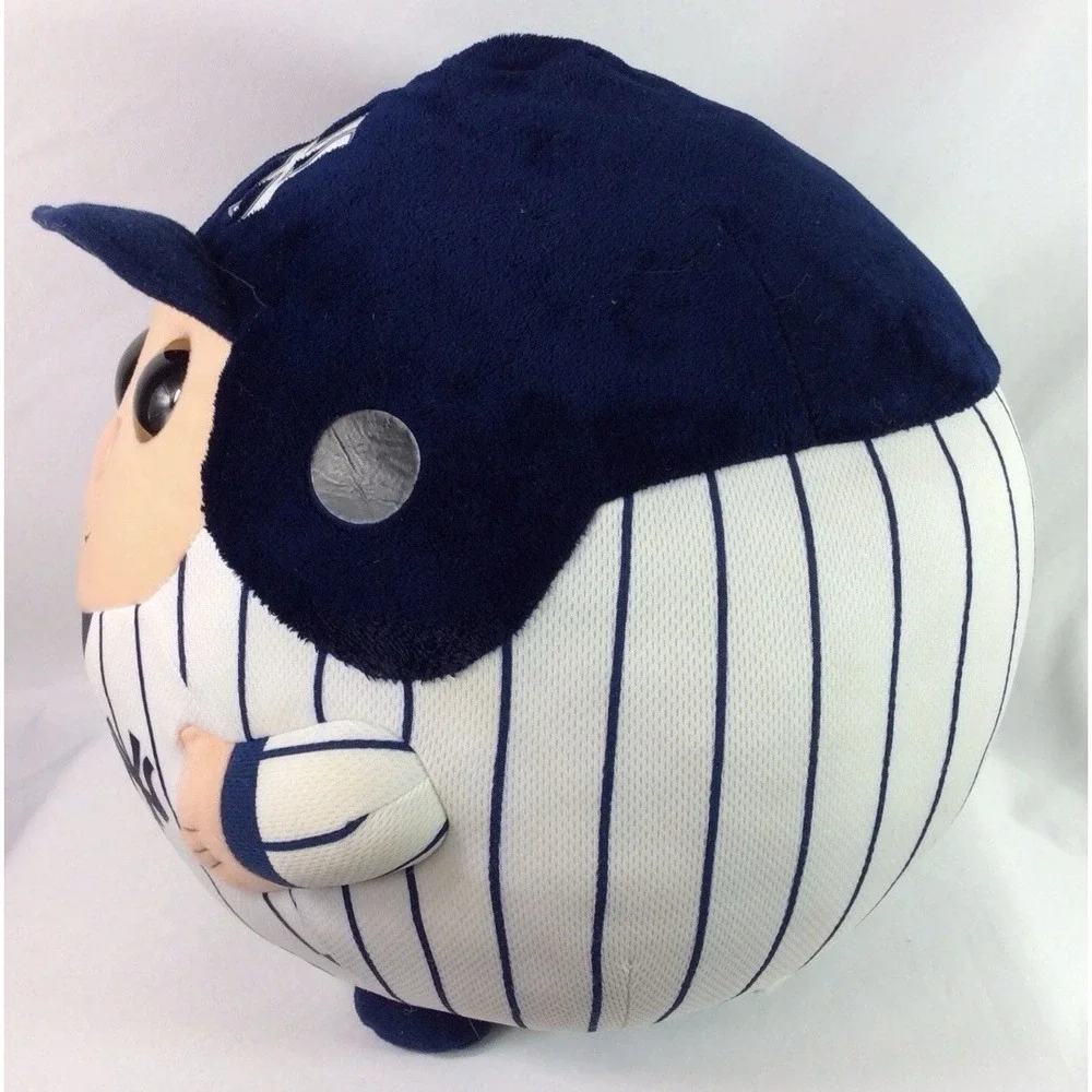 Ty Beanie Ballz Medium Plush Ball New York Yankees Player Stuffed Toy 2013.‎ 5in